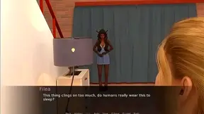 Archons Lustful Encounter with Forbidden Kin in Steamy Anime VN Scene