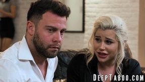 My pulsating rod as Spencer Scott & Jazmin Luv deepthroat it completely
