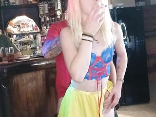 Kinky Enjoyment with Stepdaughter That Likes Cosplay