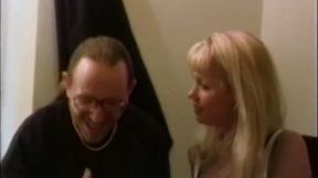 Beautifull blonde babe Tina Harlow sucks Ed's hard dick