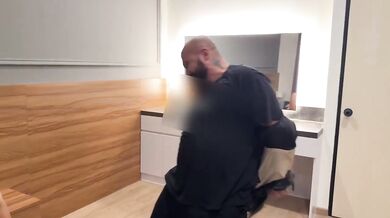Bald man drives Turkish fetish amateur with big tits gushing