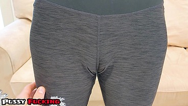 Step Daddy you want to FUCK ME in my NEW YOGA PANTS??