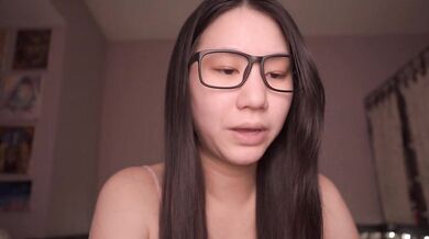 Nerdy Asain Girl ASMR Study with me onii-chan