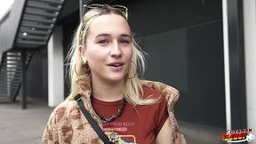 german scout - blonde ukrainian vegan teen lilelfie get multiple orgasm at first porn casting