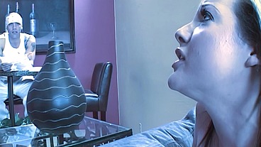 Sophia Gently Gives Derrick Pierce Deep Throat Tit Fuck Facial