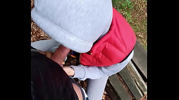 Risky Outdoor Quick Sex with 18yo Teen