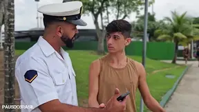 Captain Enjoys Big Cock Blowjob From Twink 18+ In Hot Gay Sex Scene
