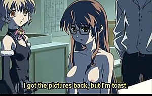 Teen hentai babe in glasses cunt drilled intense on camera