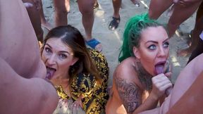 cap d agde face fucking bukkake in the dunes