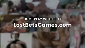Trio of beauties stripped after losing game bet