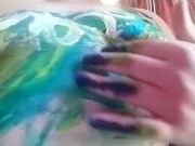 "Coconut" Pour and massage glue onto my nipples