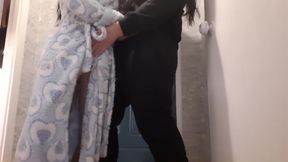 While My Stepmother Was In The Bedroom My Girlfriend And I Fucked In The Hallway