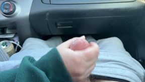 POV I Couldn’t Wait to Get Home to Play With Your Dick (Hand Job in the Car With Cum Shot)