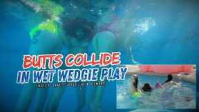 Wet and Wild Wedgies – Indica, Josie, and Ginary Go Underwater