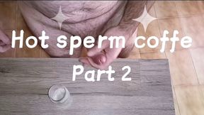 Preparation of hot sperm coffee - Part 2 - Sperm collection