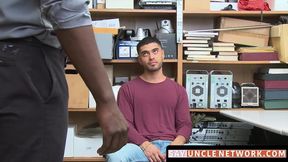 SayUncleNetwork.com - Officer's thick BBC impales perp for a raw punishment session