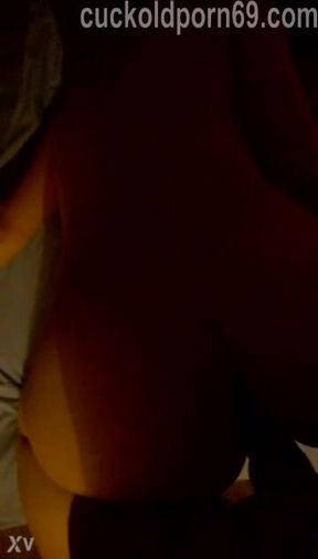 Hotwife Humiliates Cuckold Husband with BBC