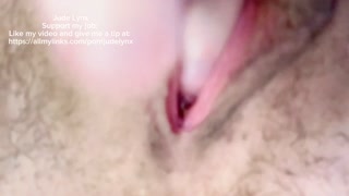 JUDE LYNX — WATCH REAL VIRGIN PUSSY TIGHT HOLE GETTING FINGERED CLOSE UP VIEW