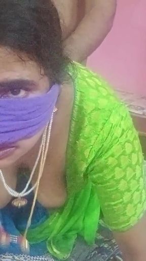 Emotional moment from &quot;Beautyful Green saree aunty loves the big balck cock and loves hordcore fucking with boyfriend&quot;
