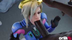Mercy’s Romantic Dinner Gone Wrong - BBC Ruins Her Ass - 3D Overwatchanimation
