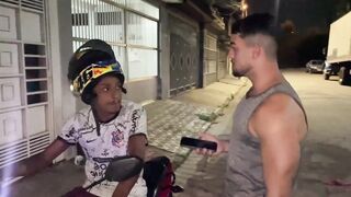 I paid for the motorcycle, but it's my first time with a hot amateur slut