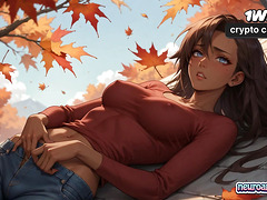 Drooling nymph takes a bulky going knuckle deep in the autumn hard-core hump - epic very first time XXX!