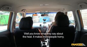 Ava Austen and Max Deeds fuck in a Learner Car - POV fake driving school