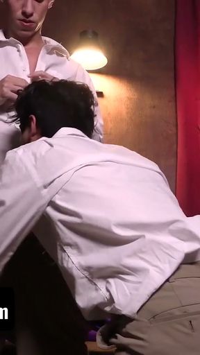 Latino Bottom Gabe Bradshaw Gives New Alter Boy A Taste Of The Holy Pleasures - YesFather   Clip 1