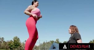 Stunning Payton Preslee Shows Off Her Curves in an Intense Encounter