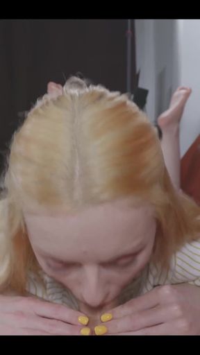 Getting My Face Covered with Cum After Sucking That Cock Hard
