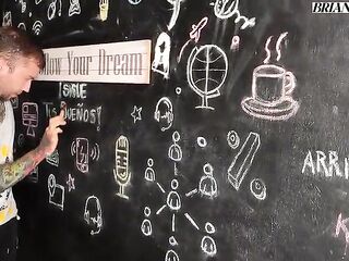 Real sex with Colombian college angel strawberry Carolondon in pink room - Brian Evansx