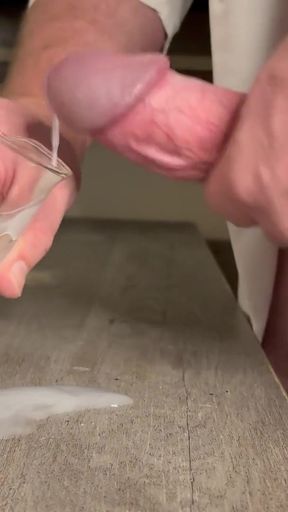 Unforgettable moment from &quot;Hung Sperm God Shoots Out 100 mL of Cum In One Session&quot;