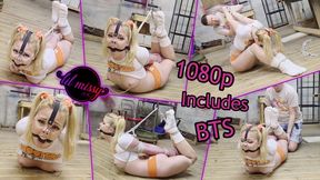Lil Missy UK in Extreme Arched Hogtie For Nose Hooked Hooters Girl And Bts 1080p