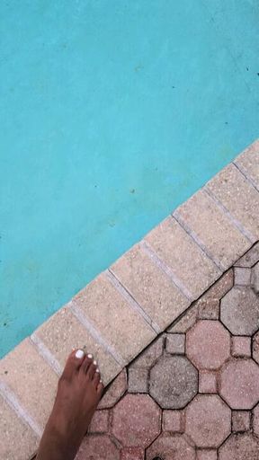 Playing in the pool