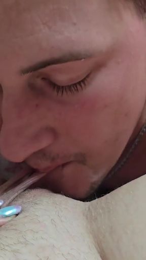 Powerful moment from &quot;I&#039;m Addicted to her Pussy. I Lick and Finger her until Orgasm&quot;