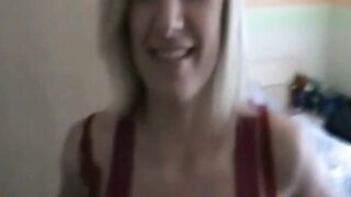 Blonde German Girl Receives Facial After Deepthroat Blowjob