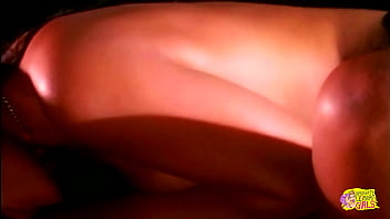 On a warm night three lesbian babes put sex toys up their asses and pussies