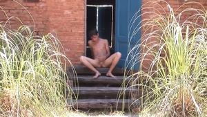 BarebackLatinoz: Skinny uncut cock Erick edging