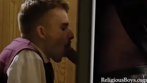 Ryan Jacobs and Teddy Torres Get Naughty in Steamy Confession Booth Anal Scene