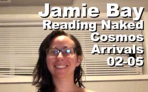 Jamie Bay reading naked The Cosmos Arrivals