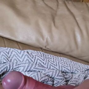 Lying on the Sofa and Playing with My Little Cock and Thinking About a Wet Hole to Put It in