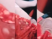 ich reite den Dildo meiner Ex, aber natuerlich im tütü und co.