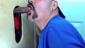 Gloryhole Lunch Time Feeding By 2 Guys