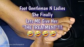 Cresha Finally Let's Me Rub N Lick Her FEET