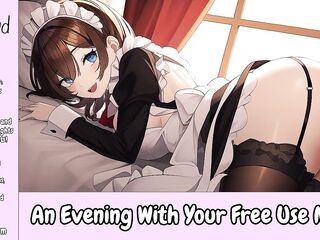 An Evening With Your Free Use Maid - Erotic Audio For Males