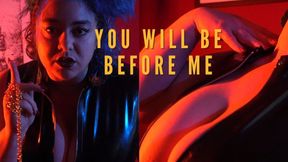 ► YOU WILL BE BEFORE ME - goddess worship, boob fetish in latex