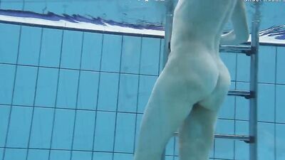 Watch them hotties swim naked in the pool