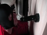 bbc oil dildo cock sucking