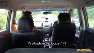 Fake Driving School Blonde Scottish Student...Listen to that SEXY ACCENT