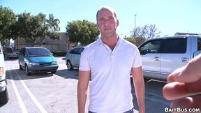 baitbus - steven daigle is on the lookout for some straight dick and finds dan hyde